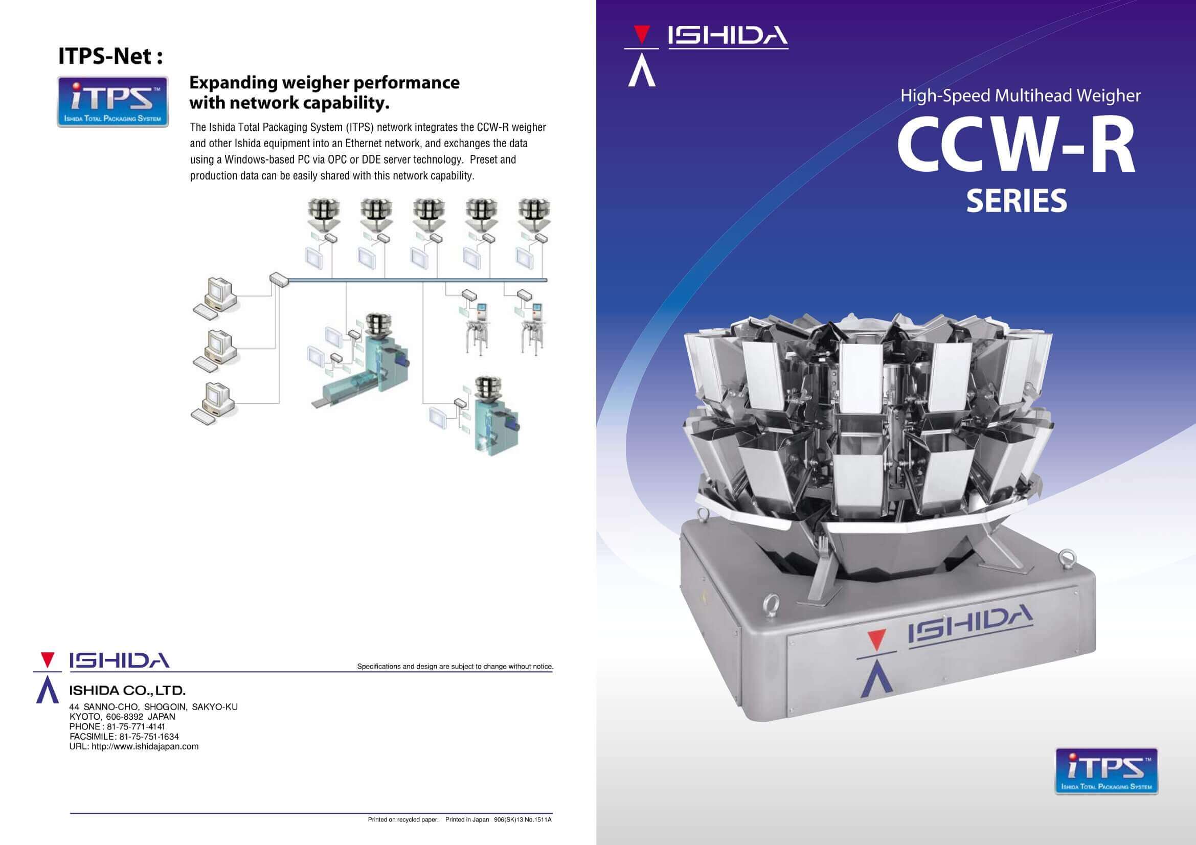 Ishida CCW-R Series Multihead Weigher Brochure