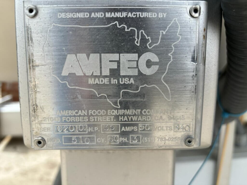 AMFEC 510 Ribbon Blender