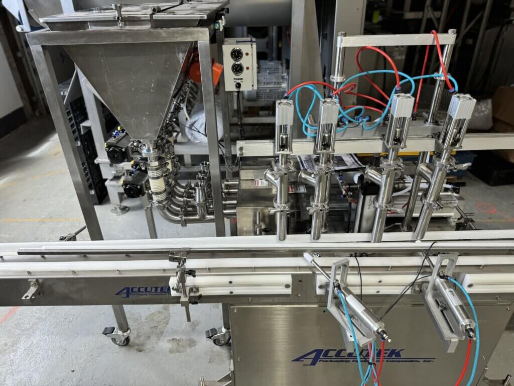 ACCUTEK 02.523.000 Four Head Volumetric Piston Filler